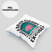 I Had A Brain Surgery Whats Your Excuse Kissen mit Füllung 40x40 Gehirn Operation Geschenkidee (Grau) Blau Trendation