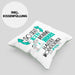So Sieht Ein Richtig Cooler Haustier Modedesigner Aus Kissen mit Füllung 40x40 Geschenk für Haustiermodedesigner Geschenkidee Spruch (Grau) Grün Trendation