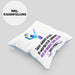 Volleyball Geschenk Kissen mit Füllung 40x40 Coach Herren Mädchen Kaffee Zubehör Volleyball-Spieler Spielerin (Grau) Blau Trendation