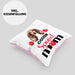 Cocker Spaniel Besitzer Mom Mama Kissen mit Füllung 40x40 Geschenk Lustiger Spruch Geschenkidee Cocker Spaniel Besitzerin (Grau) Rosa Trendation