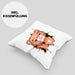 Otter 3D Grafik Kissen mit Füllung 40x40 Lustige Geschenkdidee Otter-Liebhaber (Grau) Grün Trendation