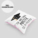 Master Bestanden Geschenk Abschluss Kissen mit Füllung 40x40 Spruch Master Graduation Bestandene Prüfung Geschenkidee (Grau) Rosa Trendation