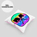 Hobbyhorse Mädchen Kissen mit Füllung 40x40 Geschenk Hobby Horse Pferde Grafik (Grau) Rosa Trendation