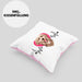 Golden Retriever Besitzer Kissen mit Füllung 40x40 Geschenk Lustiger Spruch Geschenkidee Herzschlag Golden Retriever (Grau) Rosa Trendation