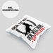 Hund Kissen mit Füllung 40x40 Geschenk Hunde-Besitzer Geschenkidee (Grau) Blau Trendation