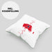 Seoul Kissen mit Füllung 40x40 Geschenk Südkorea South Korea Kpop Geschenkidee (Grau) Grün Trendation