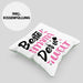 Mama Geschenk Kissen mit Füllung 40x40 Beste Mama Der Welt Geschenkidee Muttertagsgeschenk von Sohn Tochter (Grau) Grün Trendation
