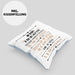 Tierärztin Geschenk Lustiger Spruch Geschenkidee KaffeeKissen mit Füllung 40x40 (Grau) Blau Trendation