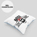 Lustige Kissen mit Füllung 40x40 Geschenk für Böse Alte Frau Rock Biker (Grau) Blau Trendation