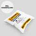 Squash-Spieler Kissen mit Füllung 40x40 Geschenk Lustiger Spruch Geschenkidee für Squash-Spieler Achtung Hochleistungs Squash-Spieler Bei Der Arbeit (Grau) Grün Trendation