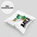 Lustige Frosch Kissen mit Füllung 40x40 Geschenk für Froschliebhaber Lustig MILF Man I Love Frogs (Grau) Grün Trendation