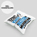 Musikfan Geschenk Lustiger Spruch für Musikfan Geschenkidee Bester Musikfan Der WeltKissen mit Füllung 40x40 (Grau) Grün Trendation