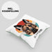 Schäferhund Besitzer Kissen mit Füllung 40x40 Geschenk Lustiger Spruch Geschenkidee Schäferhund Mama Papa (Grau) Grün Trendation