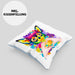 Chihuahua Besitzer Farbe Love Kissen mit Füllung 40x40 Geschenk Lustiger Spruch Geschenkidee Chihuahua Besitzerin (Grau) Blau Trendation