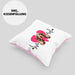 Cocker Spaniel Besitzer Kissen mit Füllung 40x40 Geschenk Lustiger Spruch Geschenkidee Herzschlag Cocker Spaniel (Grau) Rosa Trendation