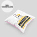 Hundebesitzer Geschenk Kissen mit Füllung 40x40 Ich Bin Hundebesitzer Aber Sag Doch Einfach Superheld Lustige Geschenkdiee für Hundebesitzer (Grau) Rosa Trendation