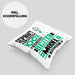 Model Geschenk Lustiger Spruch für Model Geschenkidee Bester Model Der WeltKissen mit Füllung 40x40 (Grau) Grün Trendation