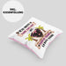 Mops Besitzer Kissen mit Füllung 40x40 Geschenk Lustiger Spruch Geschenkidee Ich Arbeite Hart Damit Mein Mops Seinen Traum Leben Kann (Grau) Rosa Trendation