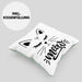 Katzen-Besitzerin Kissen mit Füllung 40x40 Geschenk Meow Katze Geschenkidee Miau Katzen Mama (Grau) Grün Trendation