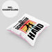 Handball Geschenk Kissen mit Füllung 40x40 Geschenkidee Handball-Spieler Handballspielerin Mädchen Jungs Old Schmetterhand (Grau) Rosa Trendation