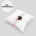 Schallplatte Geschenk Vinyl Herzschlag Vintage Retro Musik DJ Geschenk Kissen mit Füllung 40x40 (Grau) Rosa Trendation