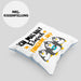 Pinguine Geschenk Kissen mit Füllung 40x40 Mädchen Geschenkdiee Pinguin-Liebhaberin Ich Mag Halt Einfach Pinguine Ok (Grau) Blau Trendation