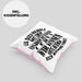 Eishockeyfan Kissen mit Füllung 40x40 Geschenk Leg Dich Niemals Mit Einem Eishockeydfan An Eishockey-Liebhaber Spieler Geschenkidee (Grau) Rosa Trendation