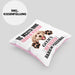 Golden Retriever Besitzer Kissen mit Füllung 40x40 Geschenk Lustiger Spruch Geschenkidee Besitzerin Golden Retriever Haben Personal (Grau) Rosa Trendation