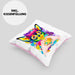 Chihuahua Besitzer Farbe Love Kissen mit Füllung 40x40 Geschenk Lustiger Spruch Geschenkidee Chihuahua Besitzerin (Grau) Rosa Trendation