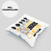 Curlerin Geschenk Kissen mit Füllung 40x40 Geschenkidee für Curlerin Geburtstag Weihnachten Spruch So Sieht Eine Richtig Coole Curlerin Aus (Grau) Blau Trendation