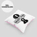 Bassist Kissen mit Füllung 40x40 Geschenk Bass-Spieler Geschenkidee Basst Scho Spruch (Grau) Rosa Trendation