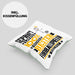 Fußballspieler Geschenk Lustiger Spruch für Fußballspieler Geschenkidee Bester Fußballspieler Der WeltKissen mit Füllung 40x40 (Grau) Grün Trendation