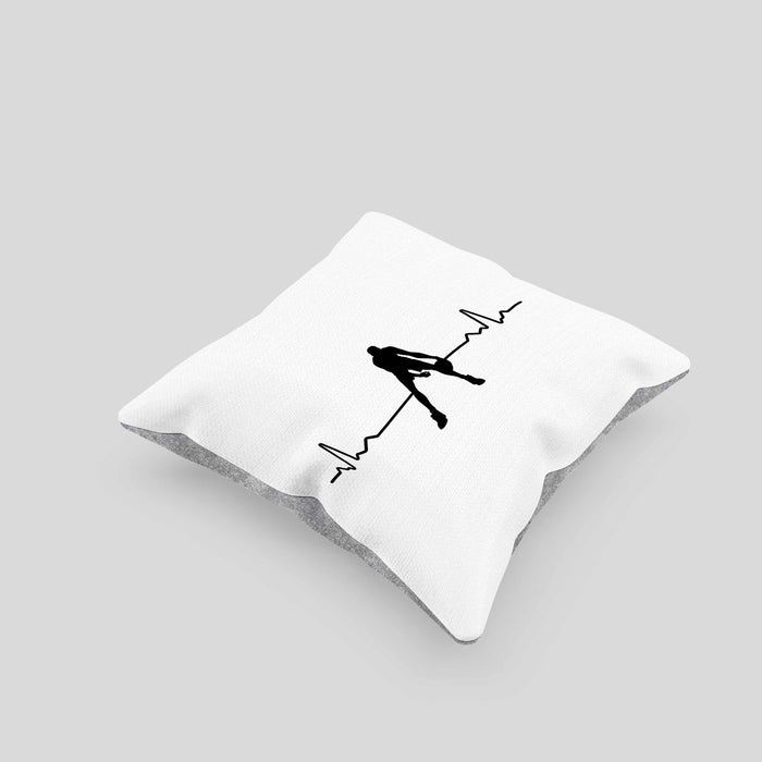Basketball Kissen mit Füllung 40x40 Geschenk Basketballspieler Coach Trainer Geschenkidee Lustige Kissen mit Füllung 40x40 Basketballer Jungs Jungen (Grau) Grau Trendation