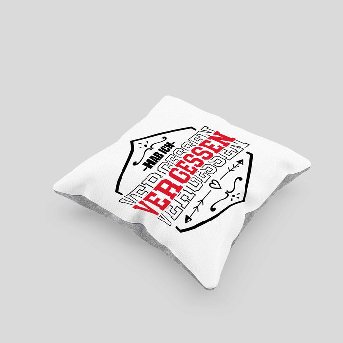 Ehemann Kissen mit Füllung 40x40 Geschenk Hab Ich Vergessen Geschenk Von Ehefrau (Grau) Grau Trendation