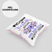 Webdesignerin Kissen mit Füllung 40x40 Geschenk Lustiger Spruch Geschenkidee Ich Bin Die Verrückte Webdesignerin Von Der Alle Geredet Haben (Grau) Rosa Trendation