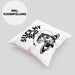 Fischer Karpfen Angler Geschenk Kissen mit Füllung 40x40 Fischer Fisch Suck My Balls Anglergeschenke (Grau) Rosa Trendation