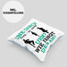 Lustige Line Dance Kissen mit Füllung 40x40 - Tolles Geschenk für Line Dance Enthusiasten (Grau) Blau Trendation