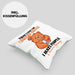 Bär Kaffe Kissen mit Füllung 40x40 Geschenk Lustiger Spruch I Hate People And I Know Things Geschenkidee Geburtstag (Grau) Grün Trendation