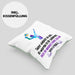 Volleyball Geschenk Kissen mit Füllung 40x40 Coach Herren Mädchen Kaffee Zubehör Volleyball-Spieler Spielerin (Grau) Grün Trendation