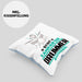 Drummer Geschenk Kissen mit Füllung 40x40 So Gut Kann Nur Ein Drummer Aussehen Geschenkidee (Grau) Blau Trendation