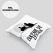 Erkenne Die Zeichen Kissen mit Füllung 40x40 Geschenk Kissen mit Füllung 40x40 Mittelfing** Geschenkidee Sarkasmus Spruch (Grau) Blau Trendation
