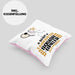 Squash-Spieler Geschenk Kissen mit Füllung 40x40 So Gut Kann Nur Ein Squash-Spieler Aussehen Geschenkidee (Grau) Rosa Trendation