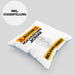 Jogger Kissen mit Füllung 40x40 Geschenk Lustiger Spruch Geschenkidee für Jogger Achtung Hochleistungs Jogger Bei Der Arbeit (Grau) Blau Trendation