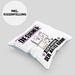 Designer Kissen mit Füllung 40x40 Geschenk für Designer Der Mann Der Alles Kann Geschenkidee zum Geburtstag (Grau) Blau Trendation