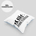 Boule Kissen mit Füllung 40x40 Geschenk Boule-Spieler Geschenkidee Spruch Geboren zum Boule (Grau) Blau Trendation