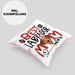 Labrador Mom Besitzerin Kissen mit Füllung 40x40 Geschenk Lustiger Spruch Geschenkidee Besitzerin Labrador Mama (Grau) Rosa Trendation