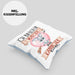 Kaninchen Kissen mit Füllung 40x40 Geschenk Frauen Ich Bin Bloß Ein Mädchen Das Kaninchen Liebt Hasen Kaninchen-Liebhaberin Geschenk Spruch Geburtstag (Grau) Blau Trendation