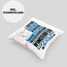 Windsurfer Geschenk Kissen mit Füllung 40x40 Lustiger Spruch Erheben Sie Sich Der Windsurfer Betritt den Raum (Grau) Rosa Trendation