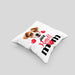 Jack Russell Besitzer Mom Mama Kissen mit Füllung 40x40 Geschenk Lustiger Spruch Geschenkidee Jack Russell Besitzerin (Grau) Grau Trendation