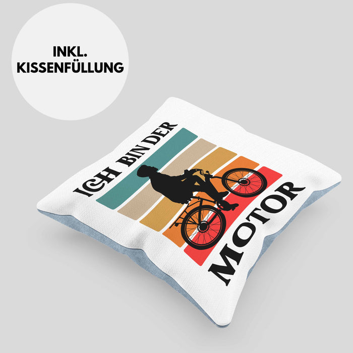 rennrad sprüche lustig Fahrradfahrer Geschenk Kissen mit Füllung 40x40 mit Spruch Rennrad Mountainbike Geschenkidee Radfahrer Lustig — TrendationStore